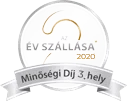 Az Év Szállása 2020 – Minőségi Díj 3. hely embléma